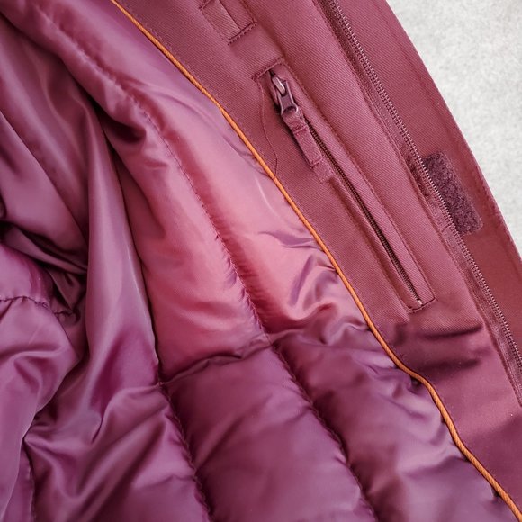 Men's - Mountain Warehouse Winter Jacket - burgundy/purple and rust colours - Picture 11 of 15